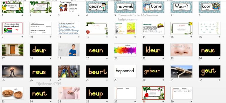 AFRIKAANS FAL TERM 4 GRADE 2 LESSON PLANNING – My Klaskamer